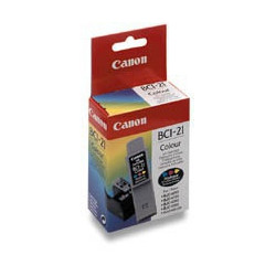 Inkoustová cartridge Canon BJC4000, 2000, 4100, 4400, 4650, 5500, BCI21C, color, 0955A003,
