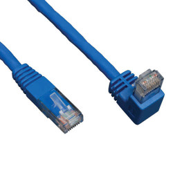 Ethernetový kabel Cat6 Gigabit Molded (UTP) (RJ45 dolů Samec rovně Samec), modrá, 3.05m