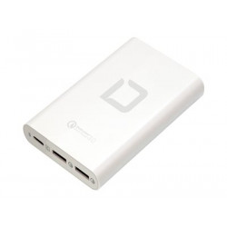 DICOTA Universal Notebook Charger USB-C - Síťový adaptér - 40 Watt - výstupní konektory: 3 - bílá