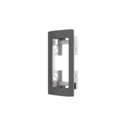 AXIS TA8201 Recessed Mount - Montážní sada pro připevnění kamery - zápustná montáž, montáž na stěnu - interiér, venkovní použití - metallic dark gray - pro AXIS A8207-VE Network Video Door Station