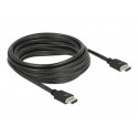 Delock - High Speed - HDMI kabel - HDMI s piny (male) do HDMI s piny (male) - 5 m - trojnásobně stíněný - černá - podpora Dolby DTS-HD Master Audio, podpora Dolby TrueHD