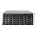 SUPERMICRO 4U Chassis CSE-847BE1C-R1K28LPB, 4U, 36x 3.5" H swap SAS SATA Drive Bays, 1280W Redundant PSU - Black