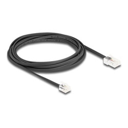 Delock - Telefonní kabel - RJ-45 (M) do RJ-11 (M) - 3 m - černá