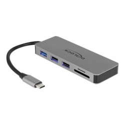 Delock USB Type-C Docking Station for Mobile Devices - Dokovací stanice - USB-C - HDMI
