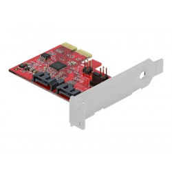 Delock - Řadič úložiště (RAID) - 2 Kanál - SATA 6Gb s - nízký profil - RAID 1 - PCIe 2.0 x1