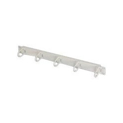 Triton - Příslušenství pro organizaci kabelů k regálu (horizontální) - RAL 7035 - 1U - 19"