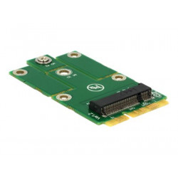 Delock Adapter MiniPCIe  M.2 NGFF - Řadič úložiště - M.2 - 1 Kanál - M.2 Card - PCIe