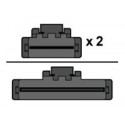 Broadcom - Interní kabel SAS - 1x8 Slim SAS (SFF-8654) (M) do 2x4 Slim SAS (SFF-8654) - 1 m