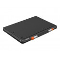 Logitech Slim Folio - Klávesnice a pouzdro - Bluetooth - QWERTY - britská - grafit - pro Apple 10.2-inch iPad (7. generace, 8. generace)