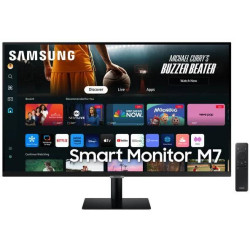Samsung Smart M7 LS32DM702UUXDU LCD VA/PVA/MVA 32" 3840 x 2160 4ms 300nitů 3000:1 60Hz  Repro  USB-C  Černá