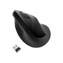 Kensington Pro Fit Ergo Vertical Wireless Mouse - Vertikální myš - ergonomický - pravák - 6 tlačítka - bezdrátový - 2.4 GHz - bezdrátový přijímač USB - černá