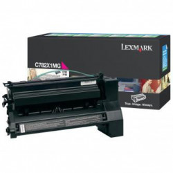 Tonerová cartridge Lexmark C782, magenta, C782X1MG, 15000s, return, O