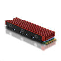AXAGON CLR-M2, hliníkový pasivní chladič pro oboustranný M.2 SSD disk, výška 12 mm