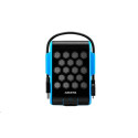 ADATA Externí HDD 2TB 2,5" USB 3.2, DashDrive™ Durable HD720, G-sensor, modrý, (gumový, vodě nárazu odolný)