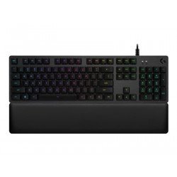 Logitech Gaming G513 - Klávesnice - podsvícení - USB - US mezinárodní - klávesový spínač: GX Brown Tactile - uhlík