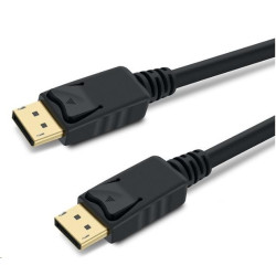 PREMIUMCORD DisplayPort 1.3 1.4 přípojný kabel M M, zlacené konektory, 2m
