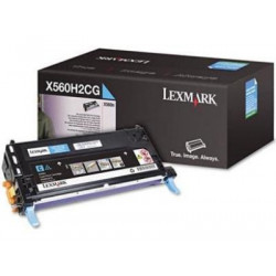 Tonerová cartridge Lexmark X560N, X560dn, cyan, X560H2CG, 10000s, O