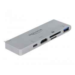Delock Docking Station with 4K and PD 3.0 - Retail Box - dokovací stanice - USB-C Thunderbolt 3 - HDMI - pro Apple MacBook Pro with Touch Bar