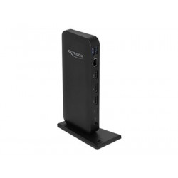 Delock USB Type-C DP 1.4 Docking Station 4K - Dokovací stanice - USB-C 3.2 Gen 2 - HDMI, DP - GigE - 85 Watt