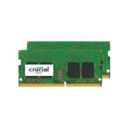 Crucial - DDR4 - sada - 8 GB: 2 x 4 GB - SO-DIMM 260-pin - 2400 MHz PC4-19200 - CL17 - 1.2 V - bez vyrovnávací paměti - bez ECC