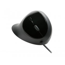Kensington Pro Fit Ergo - Myš - ergonomický - 5 tlačítka - kabelové - USB - černá - maloobchod