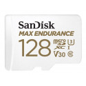 SanDisk Max Endurance - Paměťová karta flash (adaptér microSDXC na SD zahrnuto) - 128 GB - Video Class V30 UHS-I U3 Class10 - microSDXC UHS-I