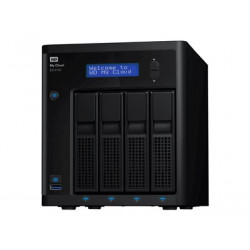 WD My Cloud PR4100 WDBNFA0560KBK - Pro Series - server NAS - 4 zásuvky - 56 TB - HDD 14 TB x 4 - RAID 0, 1, 5, 10, JBOD - RAM 4 GB - Gigabit Ethernet