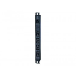 APC Easy Basic Rack PDU EPDU1016B - Rozvodná jednotka PDU (k montáži na regál) - AC 200 208 230 V - 3680 VA - vstup: IEC 60320 C20 - výstupní konektory: 8 (IEC 60320 C13) - 1U - 2.5 m kabel - černá - pro P N: AR106V, SCL400RMJ1U, SCL500RMI1UC, SCL500RMI1UNC, SMTL1000RMI2UC, SMTL750RMI2UC