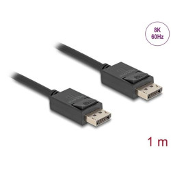 Delock DisplayPort kabel 16K 30 Hz 8K 60 Hz 40 Gbps 1 m