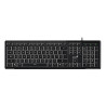 Genius SlimStar 820, klávesnice CZ SK, slim typ drátová (USB), černá, Podsvícená