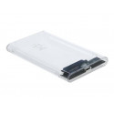 Delock 2.5 External Enclosure SATA HDD  USB 3.0 - Kryt úložiště - 2.5" - SATA 6Gb s - USB 3.1 (Gen 2) - průhledná