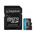 Kingston Canvas Go! Plus - Paměťová karta flash (adaptér microSDXC na SD zahrnuto) - 128 GB - A2 Video Class V30 UHS-I U3 Class10 - microSDXC UHS-I