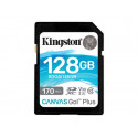 Kingston Canvas Go! Plus - Paměťová karta flash - 128 GB - Video Class V30 UHS-I U3 Class10 - SDXC UHS-I