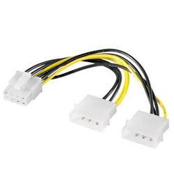 PremiumCord Redukce napájecí 2x5.25" Molex - 8 pin pro PCI-E grafické karty