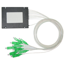 XtendLan Optický rozbočovač 1:8, SC APC konektory, 1260-1650nm, singlemode, PLC, 1m