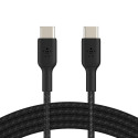 Belkin USB-C na USB-C kabel, 2m, černý - odolný
