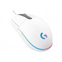 Logitech G102 Gen2 myš, Drátová USB, Optická, 8000 dpi, Bílá ( 910-005824 )