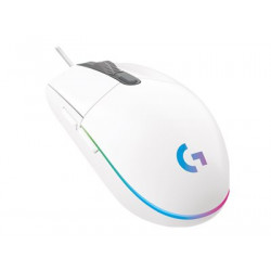 Logitech G102 Gen2 myš, Drátová USB, Optická, 8000 dpi, Bílá ( 910-005824 )