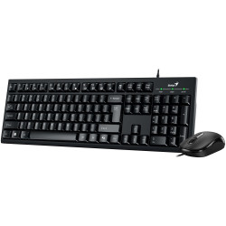 GENIUS KM-100SE Drátový set Copilot USB černá CZ+SK layout