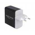 Delock - Síťový adaptér - 27 Watt - 3 A - PD 3.0, QC 4+ (USB-C) - černá