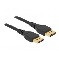 Delock - Kabel DisplayPort - DisplayPort (M) do DisplayPort (M) - DisplayPort 1.4 - 1 m - podpora 8K - černá