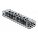 Delock External USB 3.0 Hub with 7 Ports - Rozbočovač - 7 x SuperSpeed USB 3.0 - desktop
