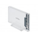 Delock External Enclosure for 2.5" SATA HDD SSD with USB Type-C - Kryt úložiště - 2.5" - SATA 6Gb s - USB 3.2 (Gen 2) - průhledná