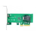Delock PCI Express x4 Card  1 x internal SFF-8643 NVMe - Low Profile Form Factor - Řadič úložiště - U.2 NVMe nízký profil - 64 Gbit s - PCIe 4.0 x4