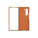 Samsung Ochranný kryt z veganské kůže pro Fold 6 Brown
