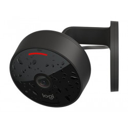Logitech Circle View - Síťová bezpečnostní kamera - venkovní, interiérový - odolná vůči povětrnostním vlivům - barevný (Den a noc) - 1920 x 1080 - 1080p - audio - bezdrátový - Wi-Fi