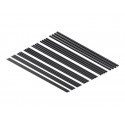 Delock Heat Shrink Tube Set - Souprava hadiček pro chladič - 20 cm - černá