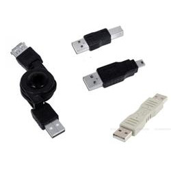 PremiumCord USB navíjecí kabel 1m - kit
