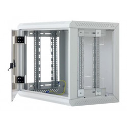 Triton RUA - Skříň - montáž na stěnu - RAL 9005 - 6U - 19"