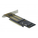 Delock - Řadič úložiště - mSATA, M.2 - M.2 Card mSATA nízký profil - SATA 6Gb s, PCIe 4.0 x16